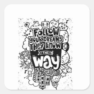 Inspirational wall sticker