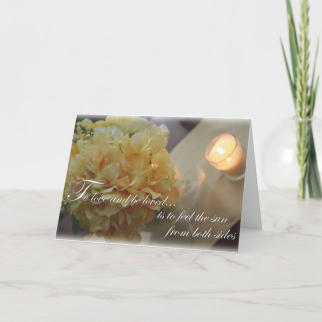 Inspirational wedding card bulk discount unique (Front)
