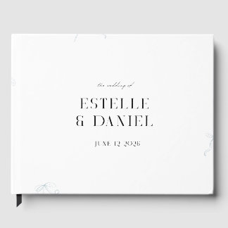 Inspirational Wedding Guest Book – Elegant Quote K