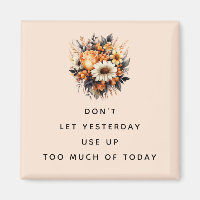 Inspirational Wise Words with a Flower Bouquet