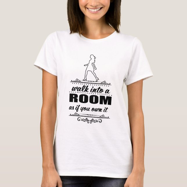 Inspirational Woman slouchy t-shirt (Front)