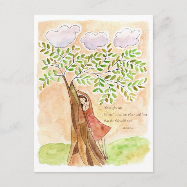 Inspirational Womens Postcard (Front)