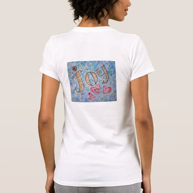 Inspirational Word "Joy" T-Shirt (Back)