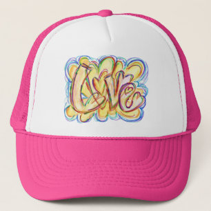 Inspirational Word Love Art Hat