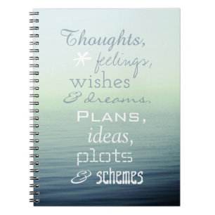 Inspirational Word Poem Notebook