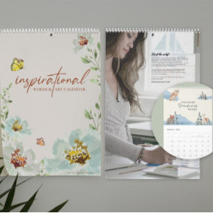 Inspirational Words & Art Nature Inspired Quotes  Calendar