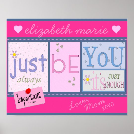 Inspirational Words For A Daughter Poster Zazzle.co.uk
