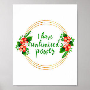 Inspirational words for life and achieving dreams poster