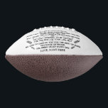 Inspirational Words For Our Grandson Love American Football<br><div class="desc">Personalised Custom Gift To Our Son Grandson Daughter Granddaughter,  quotes for grandson,  inspirational words for grandson,  proud of my grandson quotes.</div>