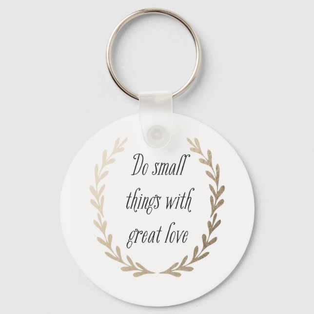 Inspirational Words Key Ring (Front)