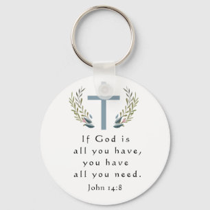 Inspirational Words Keychain