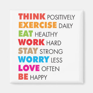 Inspirational Words - Motivational Magnet