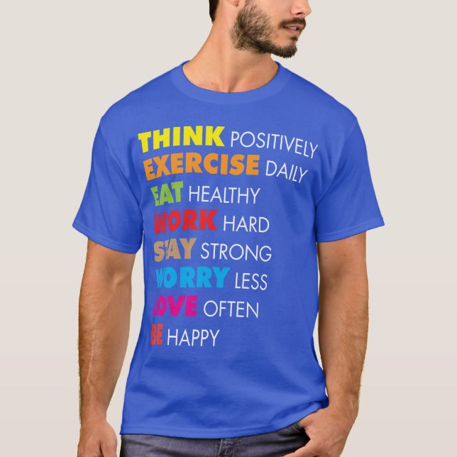 Inspirational Words - Motivational T-Shirt (Front)