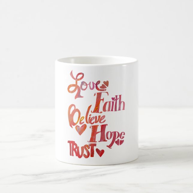 Inspirational Words Mug (Center)