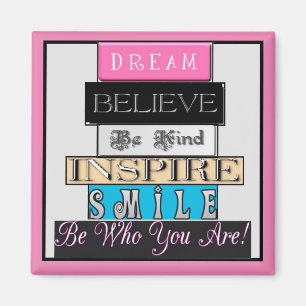 Inspirational Words Refrigerator Magnet
