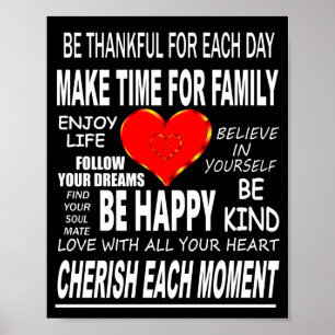 Inspirational Words To Live By Poster