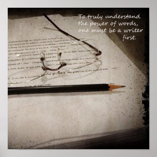 Inspirational Writer Poster
