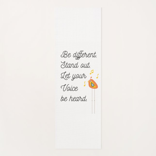 Inspirational Yoga Mat (Front)
