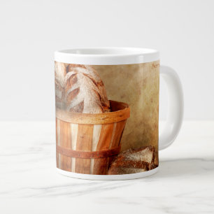 Inspirational - Your daily bread - Proverbs 22-9 Large Coffee Mug