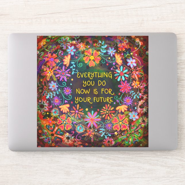 Inspirational Your Future Fun Floral Inspirivity (Computer)