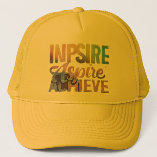   "Inspire Aspire Achieve"  Trucker Hat