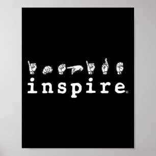 Inspire Brand Asl American Sign Language Deaf Awar
