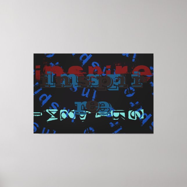 inspire canvas print (Front)
