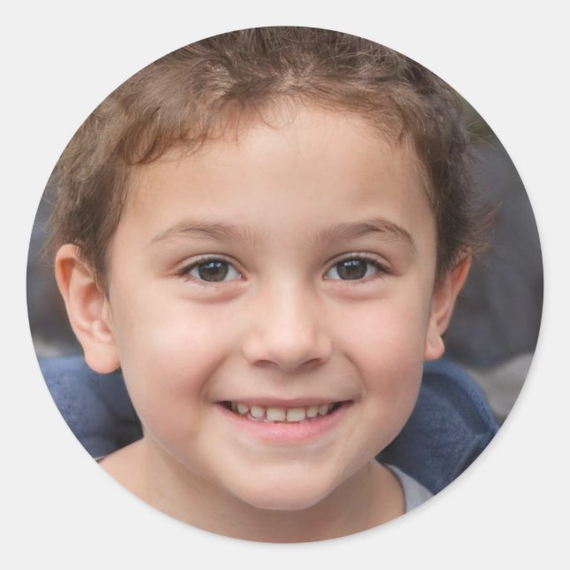 Inspire Change Classic Round Sticker (Front)