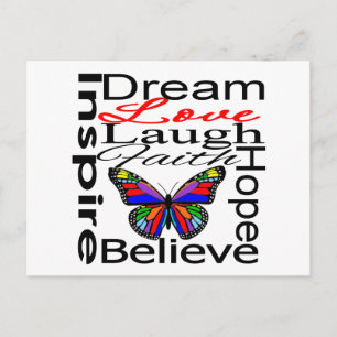 Inspire Collage Postcard