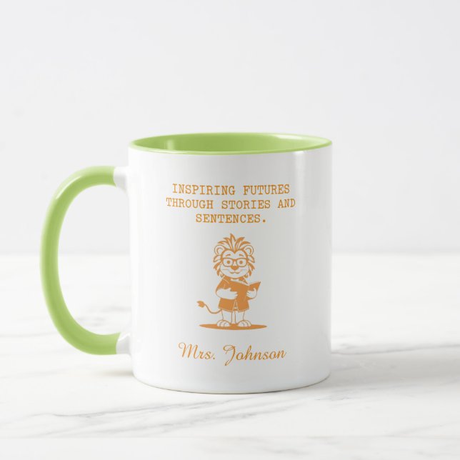 Inspire Futures Stories Sentences English Teacher Mug (Left)