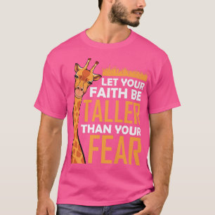 Inspire Giraffe Motivation Animal Lover Humour Quo T-Shirt