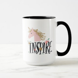 Inspire Gold Mane Unicorn Mug