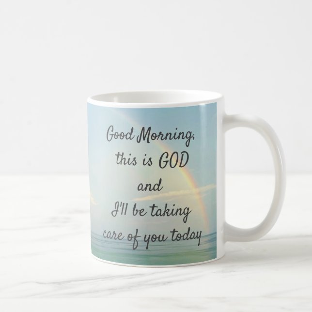 Inspire Good Morning, this is God Thermal Tumbler Coffee Mug (Right)