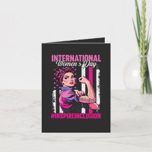 Inspire Inclusion 8 March International  Holiday Card