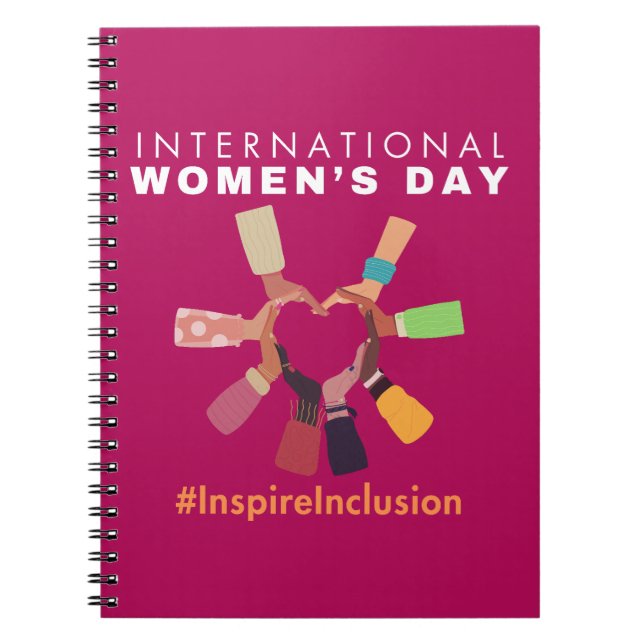 Inspire Inclusion Internarional Women's Day Notebook (Front)