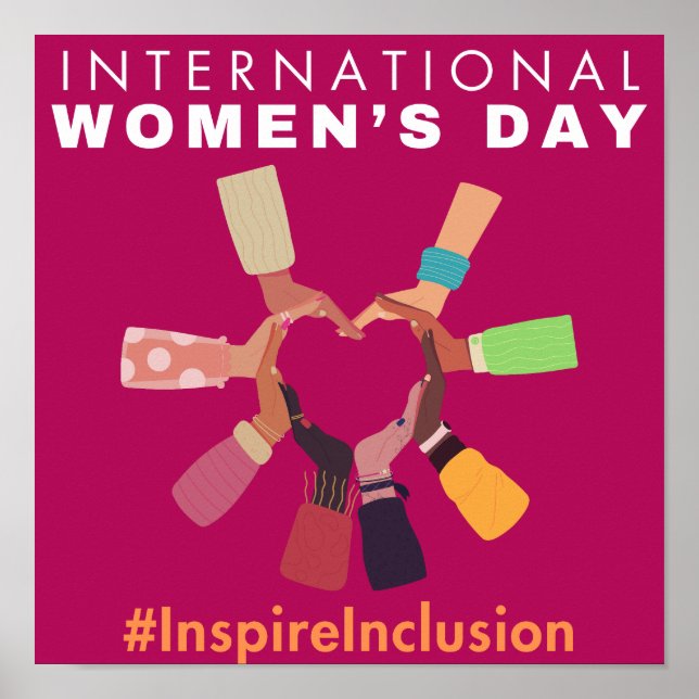 Inspire Inclusion Internarional Women's Day Poster (Front)