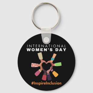 Inspire Inclusion International Women's Day Key Ring