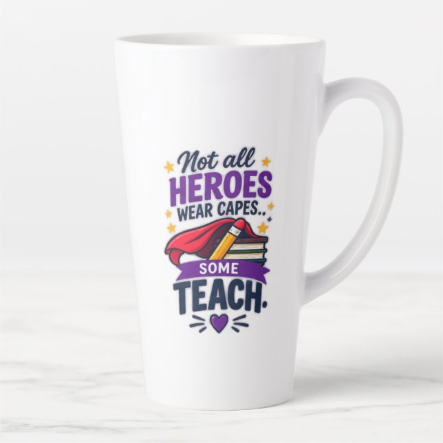 Inspire Learners Today, Shape Leaders Tomorrow Latte Mug (Right)