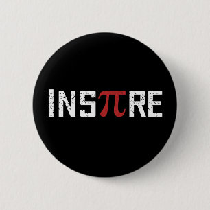 InsPire Pi day   Happy Pi day Math 6 Cm Round Badge
