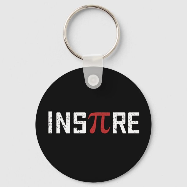 InsPire Pi day | Happy Pi day Math Key Ring (Front)