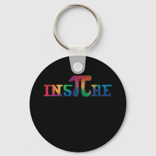 Inspire Pi TShirt 3.14 Math Teacher National Day Key Ring
