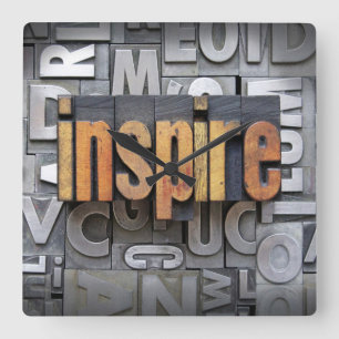 Inspire Square Wall Clock