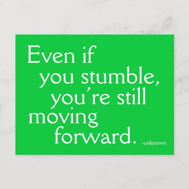 Inspire Success -  Motivational Postcard (Front)