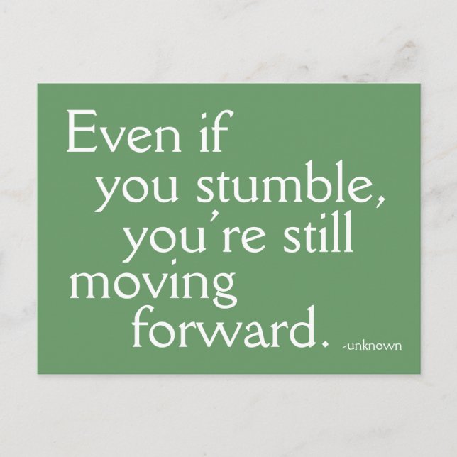 Inspire Success -  Motivational Postcard - Forward (Front)