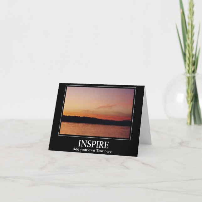 Inspire sunset card (Front)