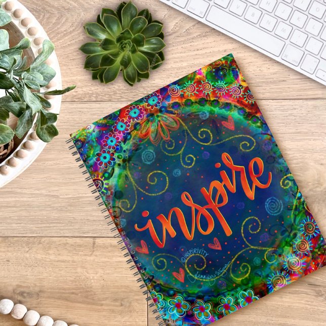 Inspire Whimsical Colourful Floral Fun Trendy Planner (Creator Uploaded)