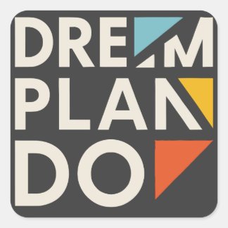 Inspire Your Dreams Square Sticker