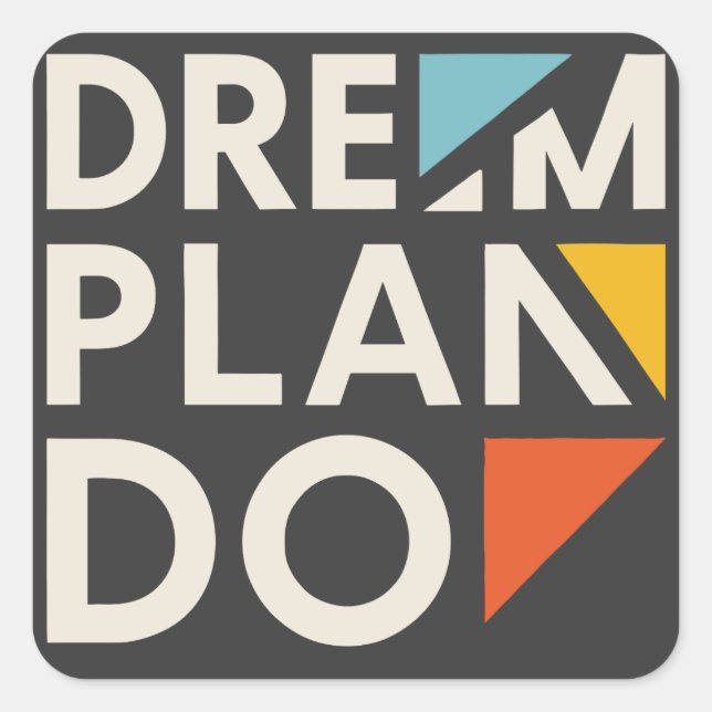 Inspire Your Dreams Square Sticker (Front)