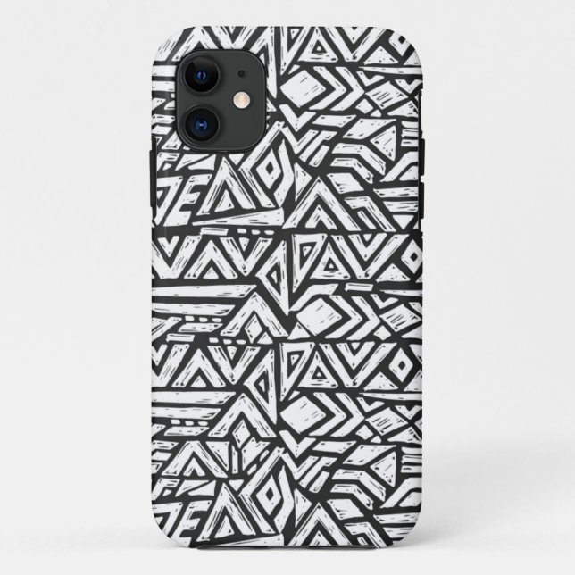 Inspired Artsy Tribal Pattern Case-Mate iPhone Case (Back)