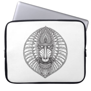 Inspired Baboon Face Laptop Sleeve